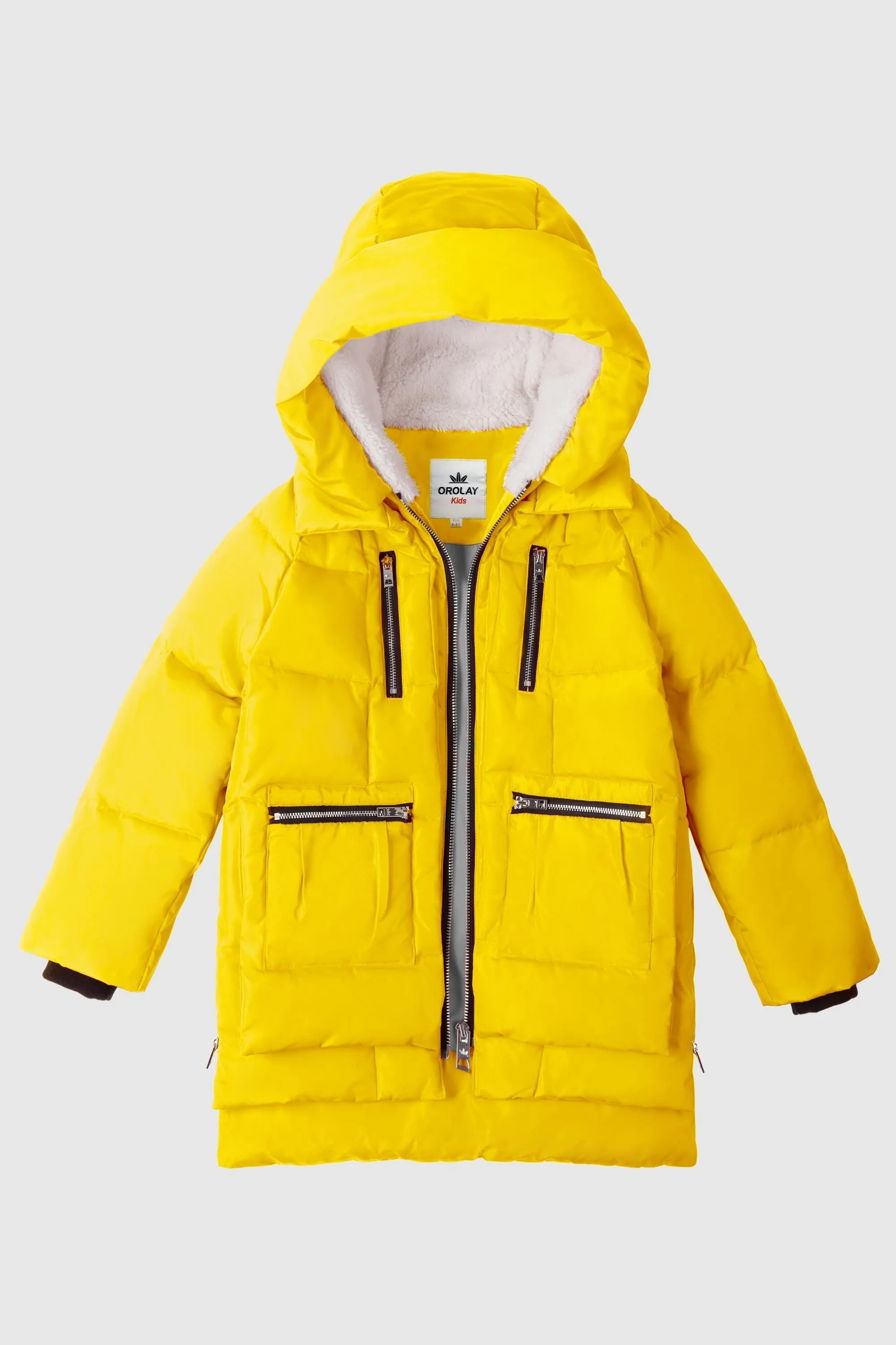 092 Classics Kids Thickened Hooded Down Coat