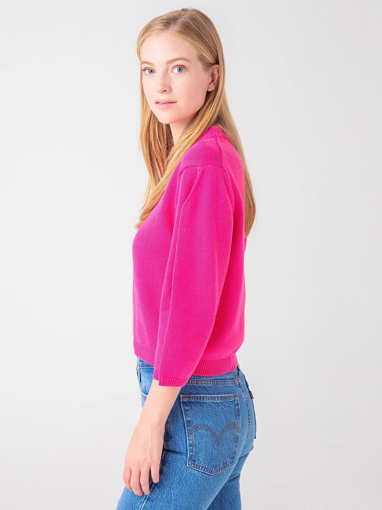 525 Women's Cropped Volume Sleeve Top