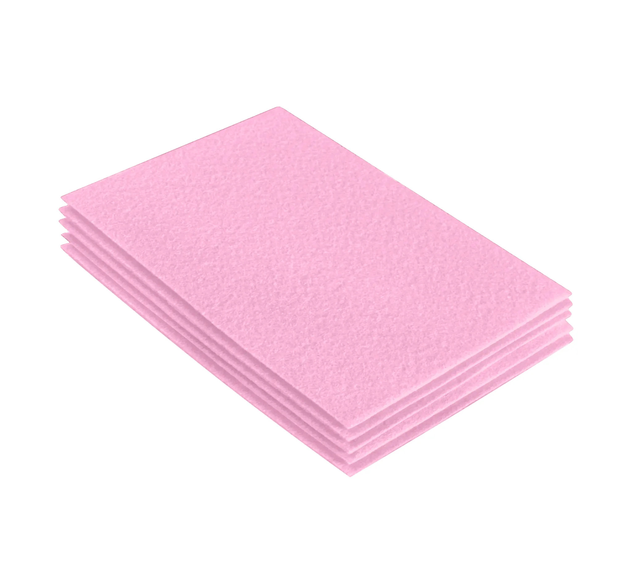 Acrylic Felt 9"X12" Sheet Packs | Baby Pink