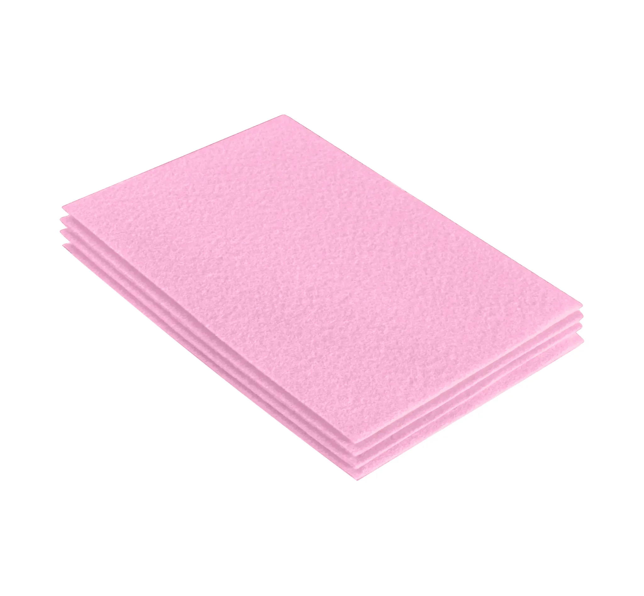 Acrylic Felt 9"X12" Sheet Packs | Baby Pink