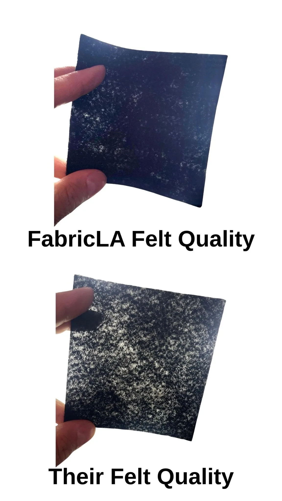 Acrylic Felt 9"X12" Sheet Packs | Black