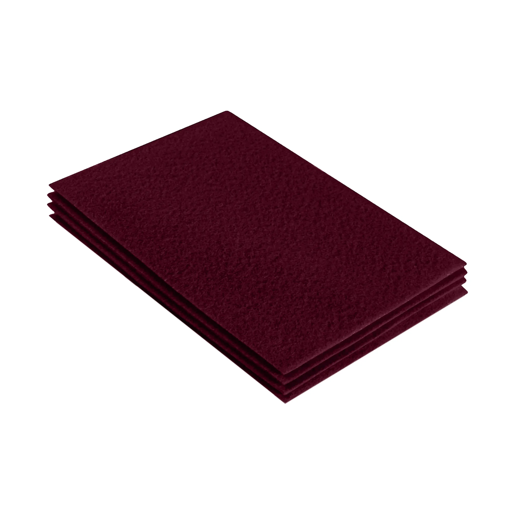 Acrylic Felt 9"X12" Sheet Packs | Burgundy