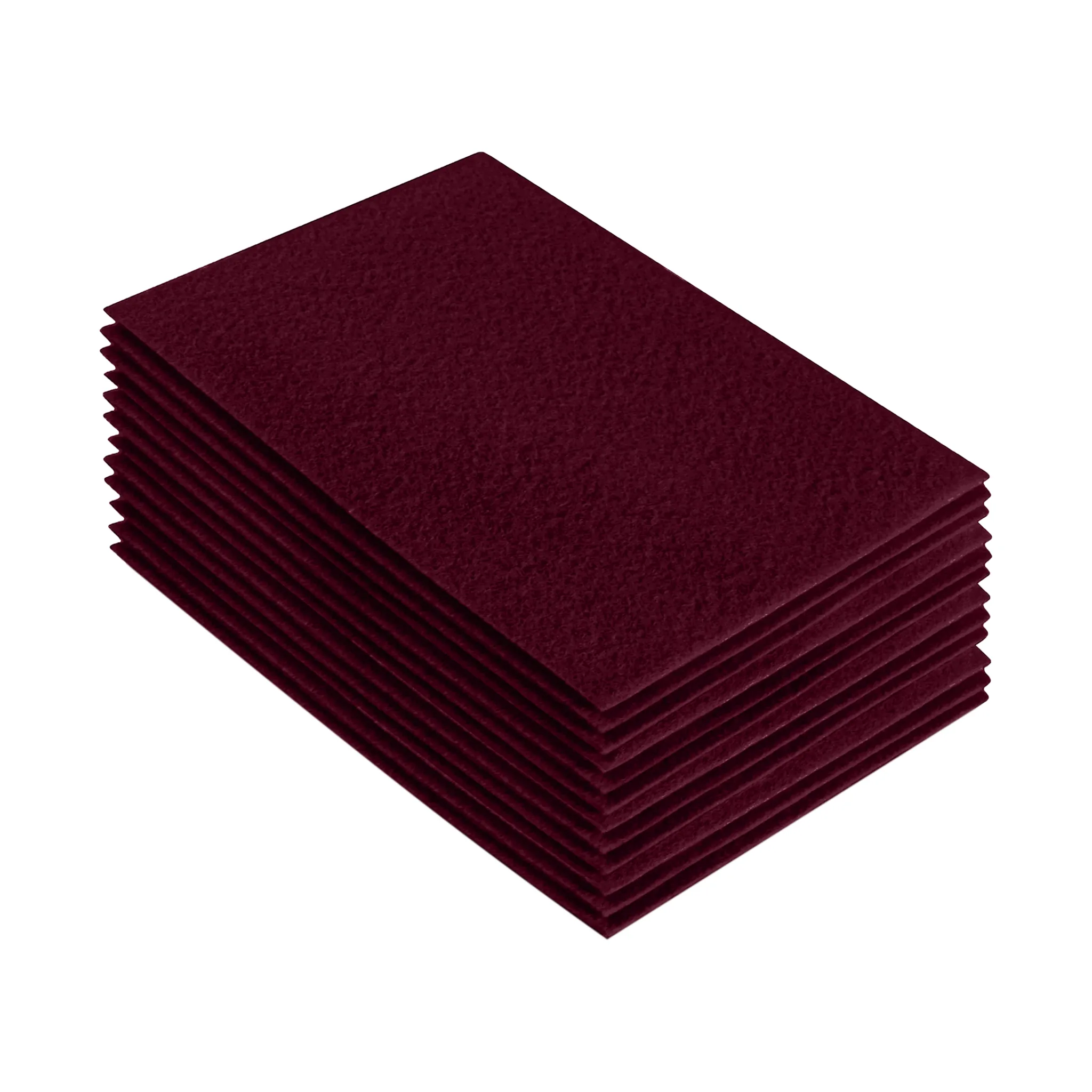 Acrylic Felt 9"X12" Sheet Packs | Burgundy