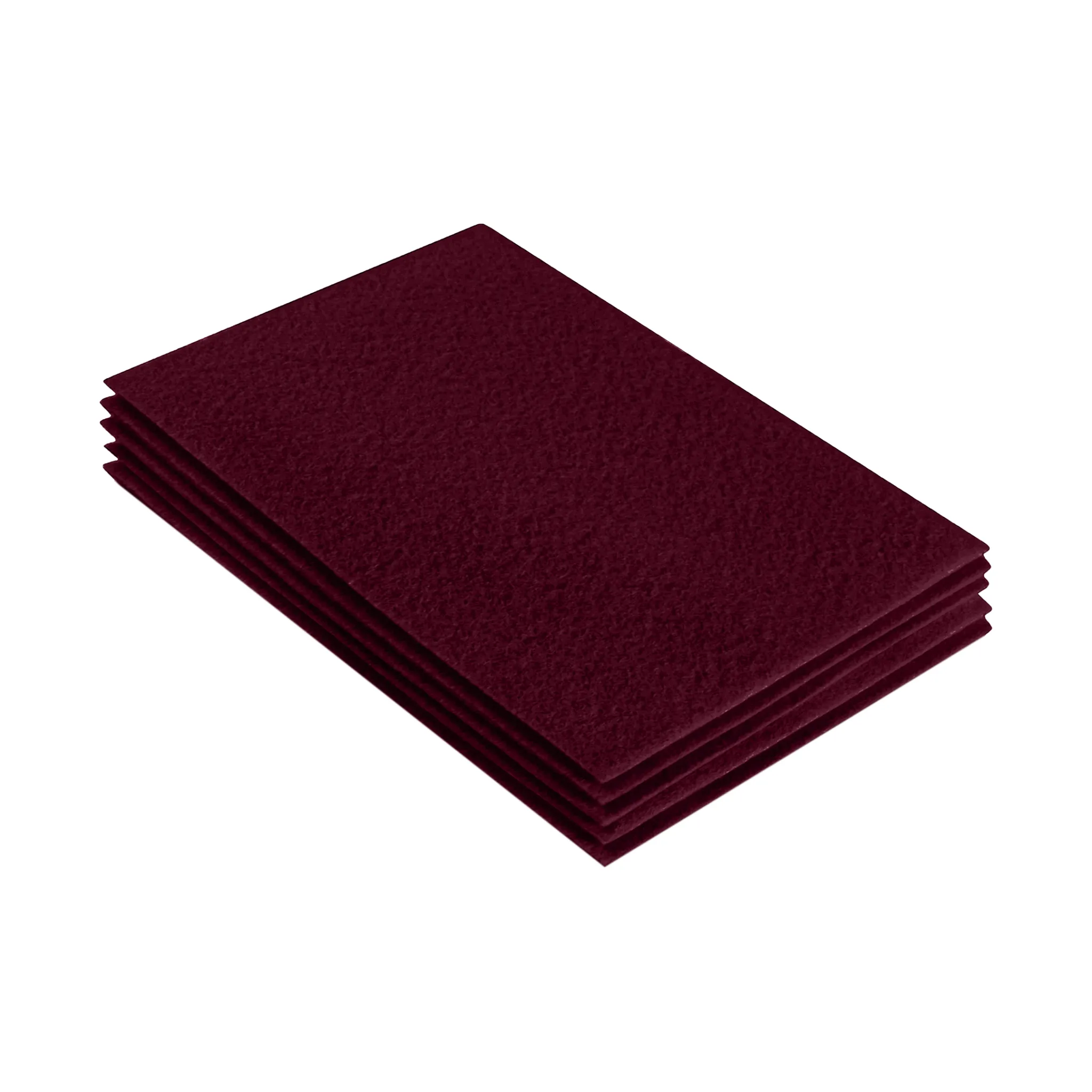 Acrylic Felt 9"X12" Sheet Packs | Burgundy