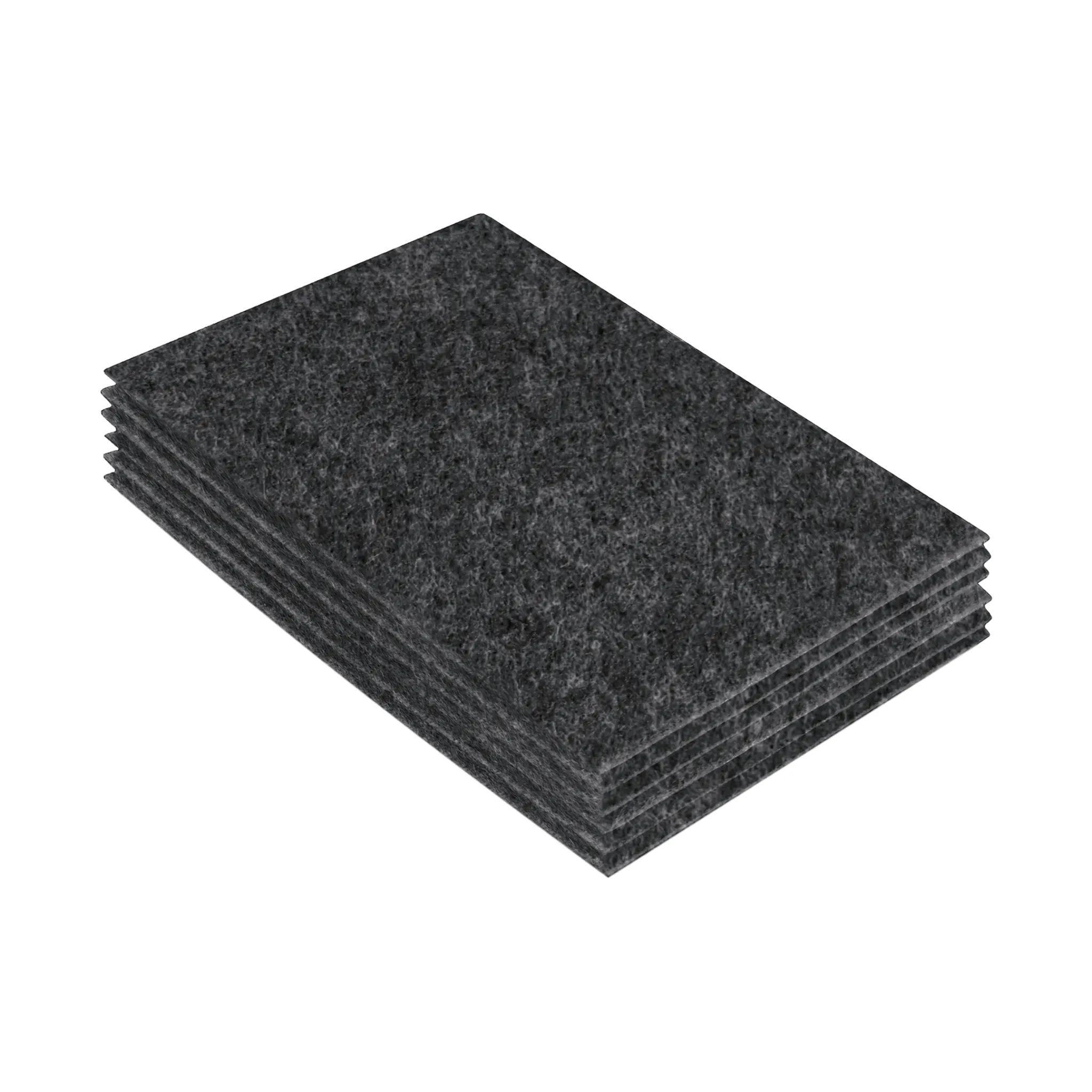 Acrylic Felt 9"X12" Sheet Packs | Charcoal