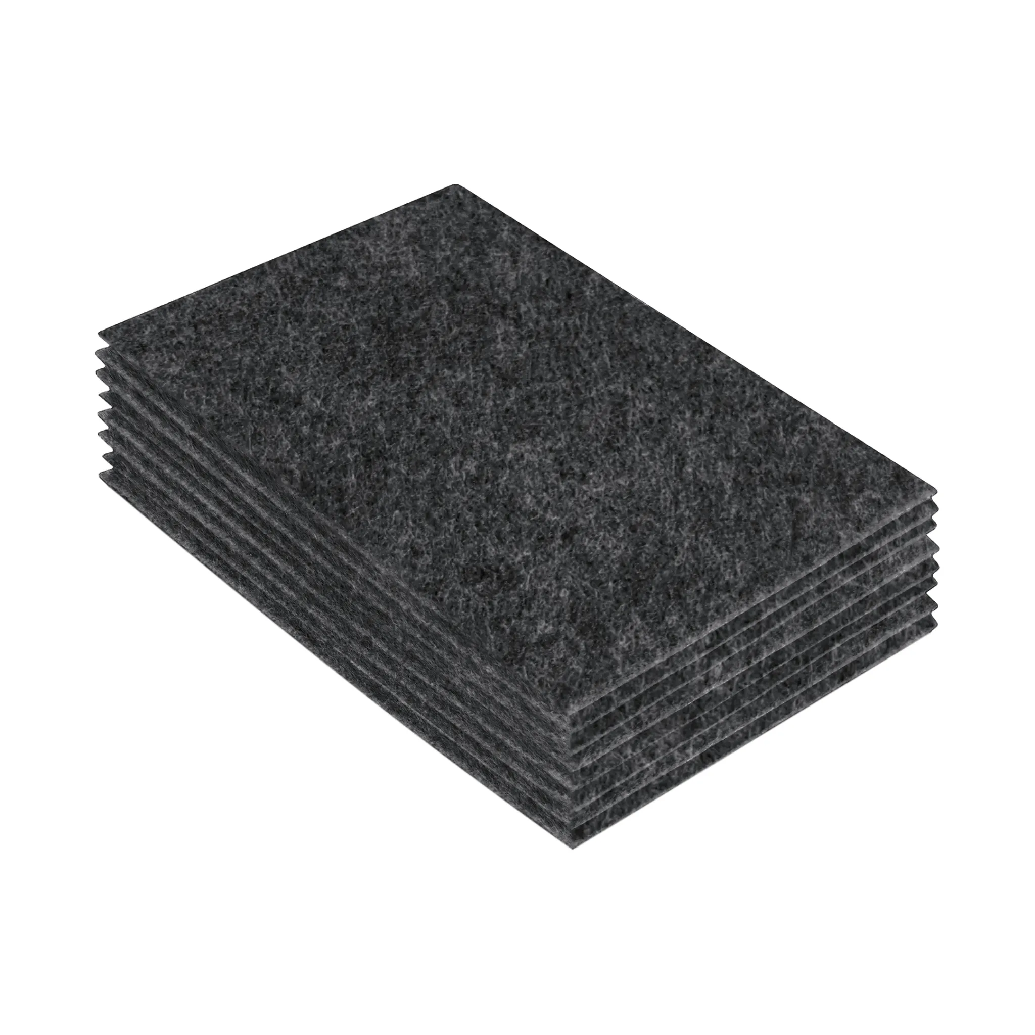 Acrylic Felt 9"X12" Sheet Packs | Charcoal