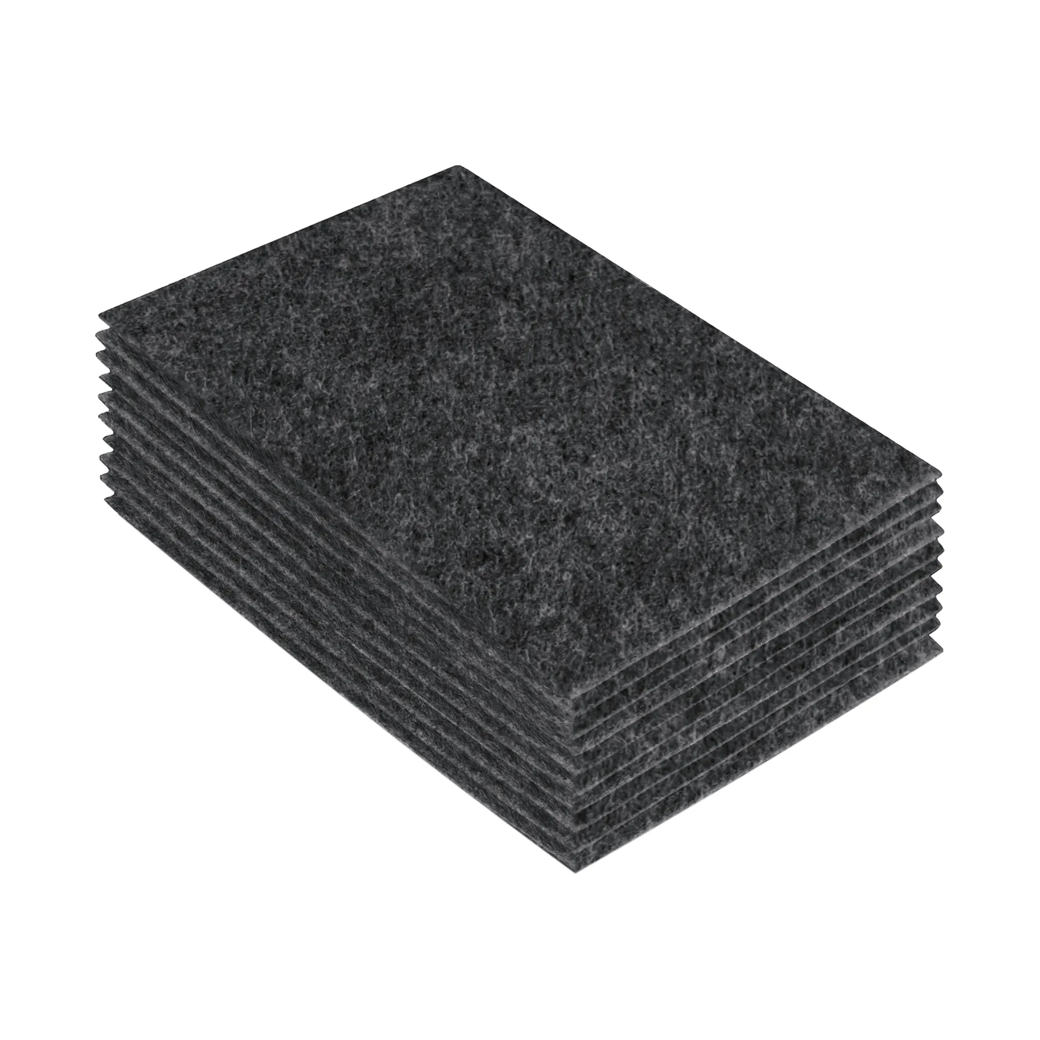 Acrylic Felt 9"X12" Sheet Packs | Charcoal