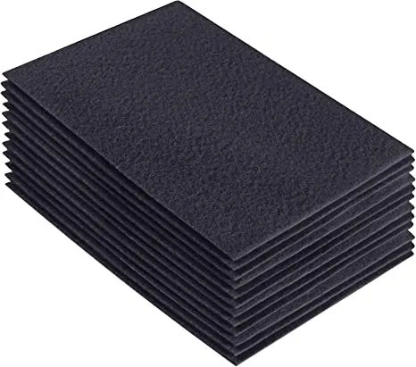 Acrylic Felt 9"X12" Sheet Packs | Dark Grey