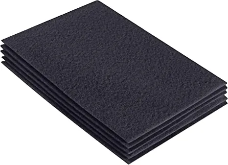 Acrylic Felt 9"X12" Sheet Packs | Dark Grey