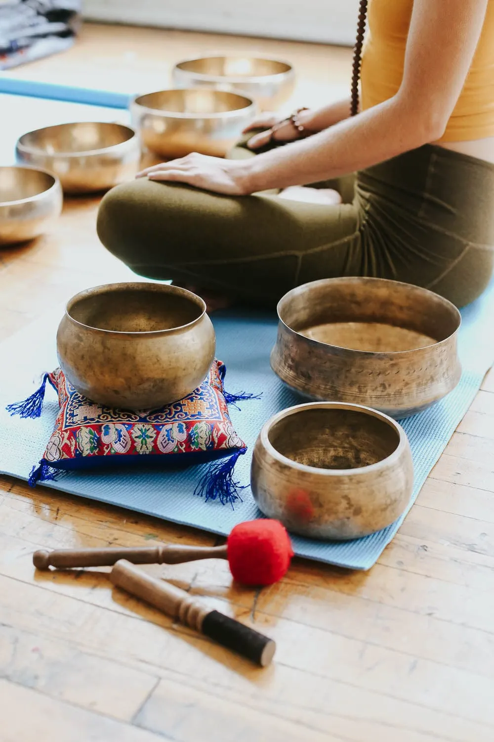 Antique Trapezoid Singing Bowl