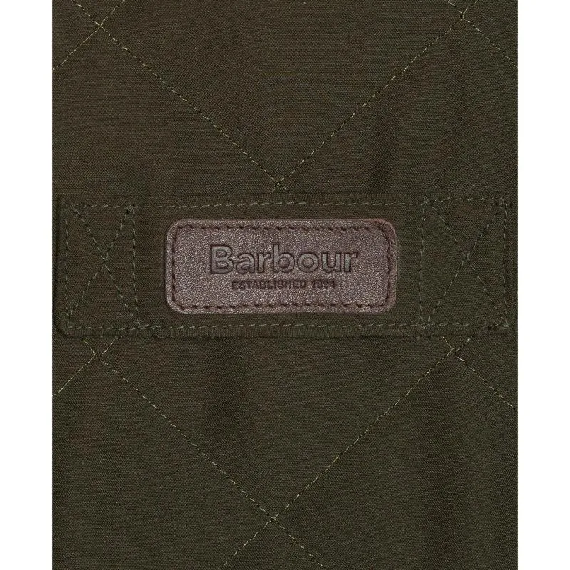 Barbour Burton Mens Quilted Waterproof Jacket - Dark Olive