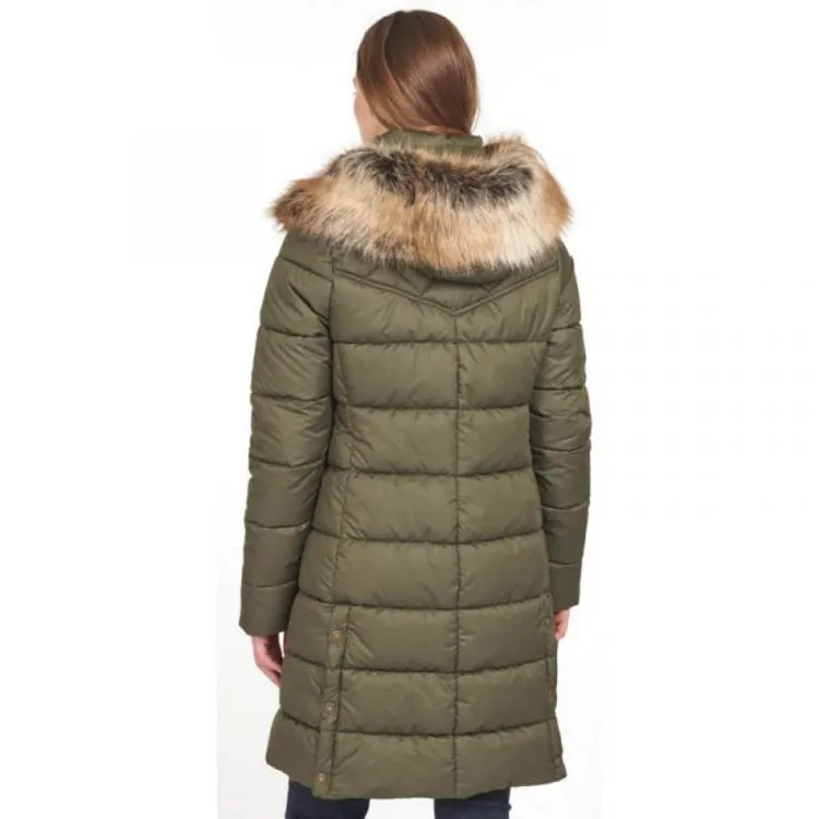 Barbour Ladies Rustington Quilted Jacket - Olive-Classic