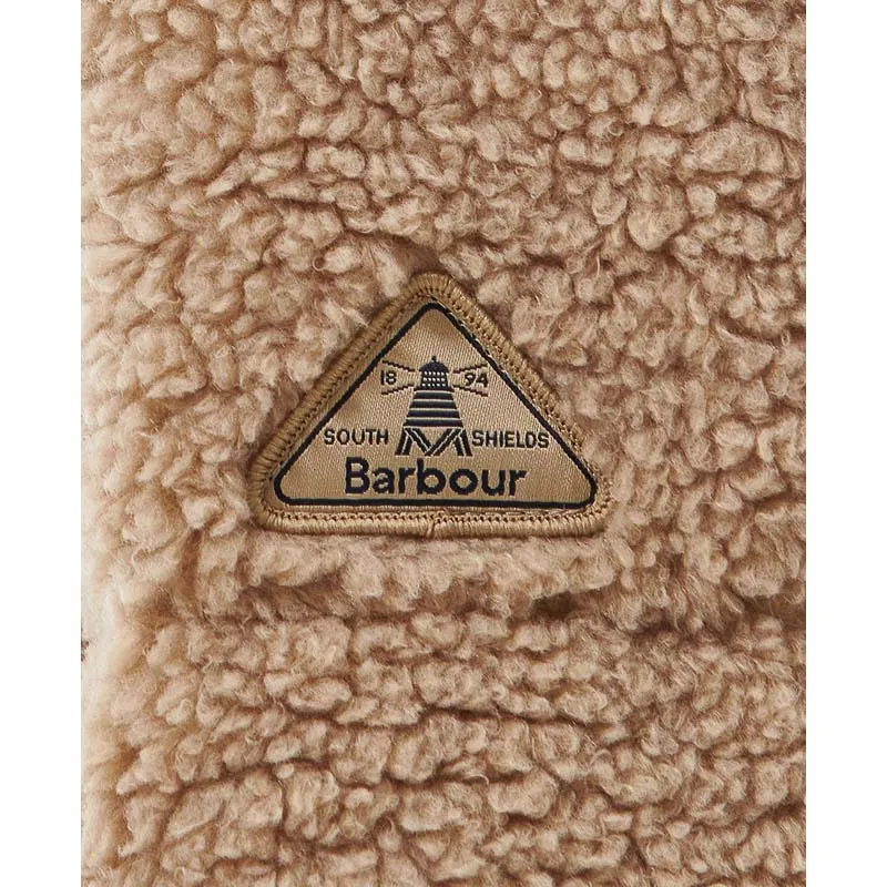 Barbour Lichen Ladies Quilted Teddy Fleece Jacket - Light Trench