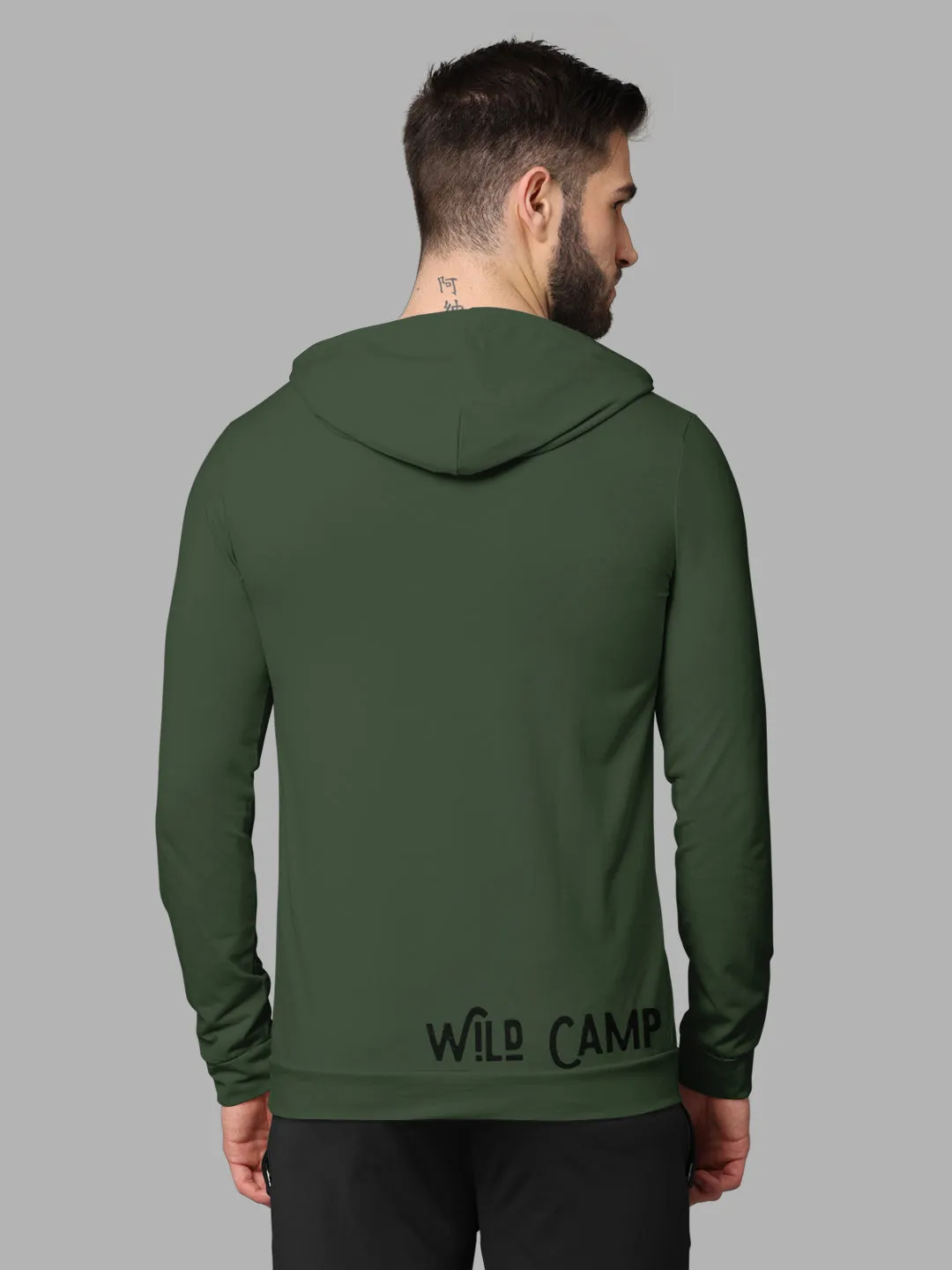 Bullmer Mens Loopknit Hooded T shirt by Hellcat