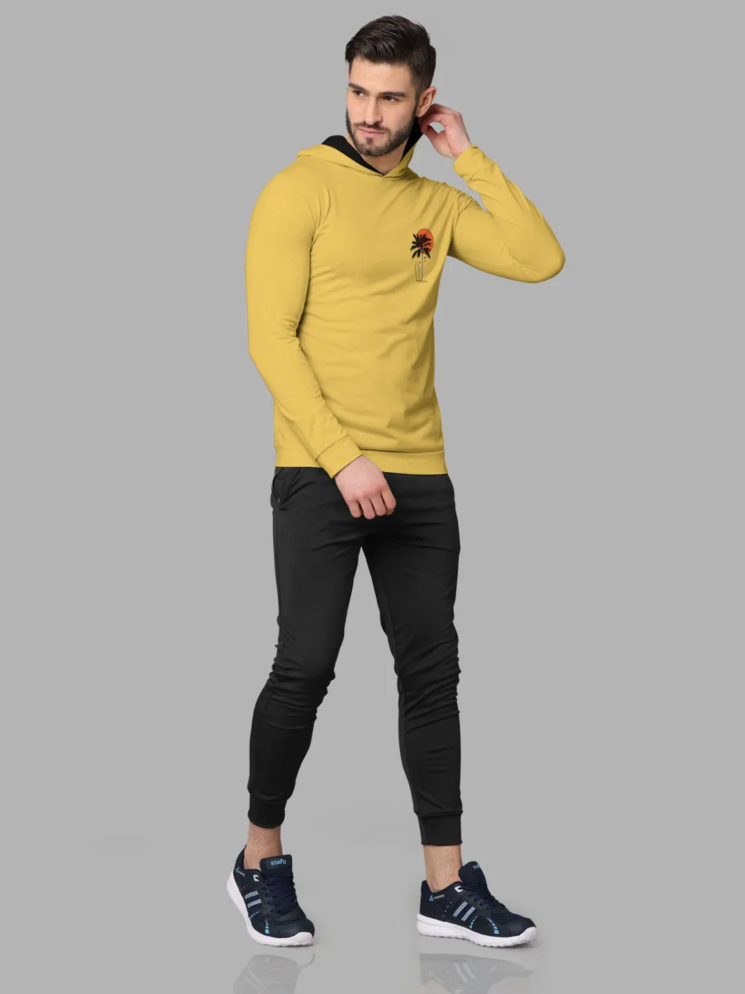 Bullmer Mens Loopknit Hooded T shirt by Hellcat