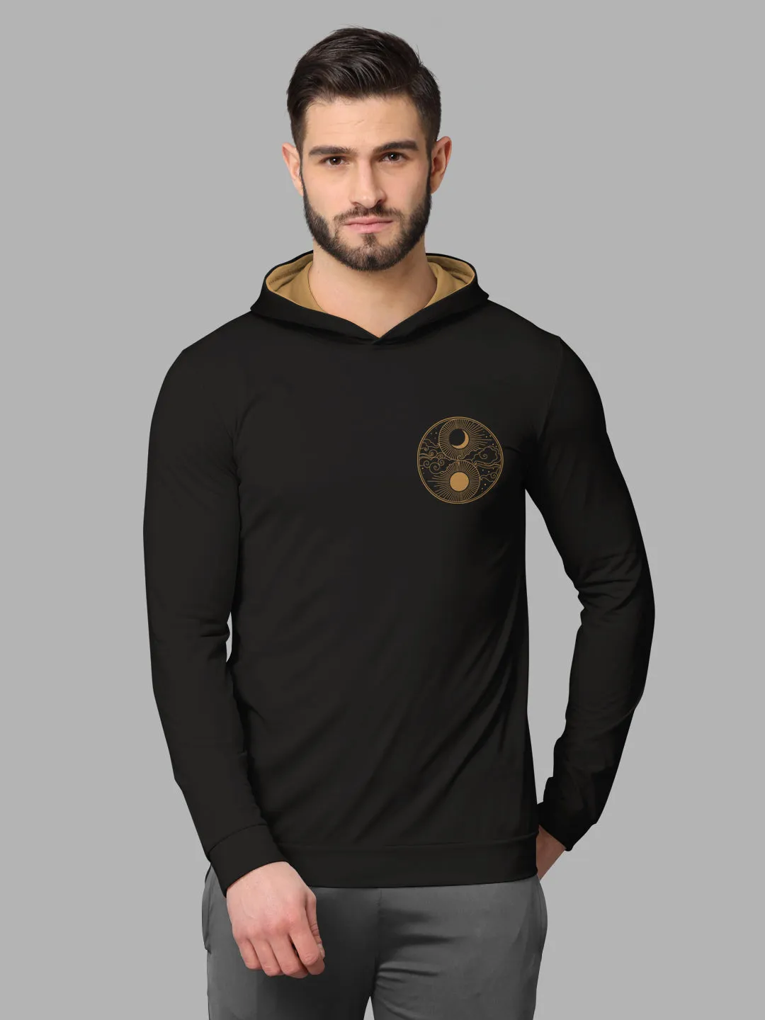 Bullmer Mens Loopknit Hooded T shirt by Hellcat