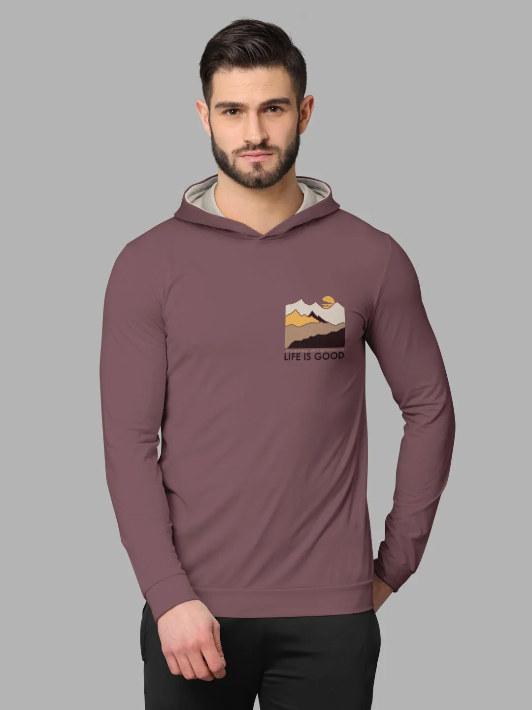 Bullmer Mens Loopknit Hooded T shirt by Hellcat