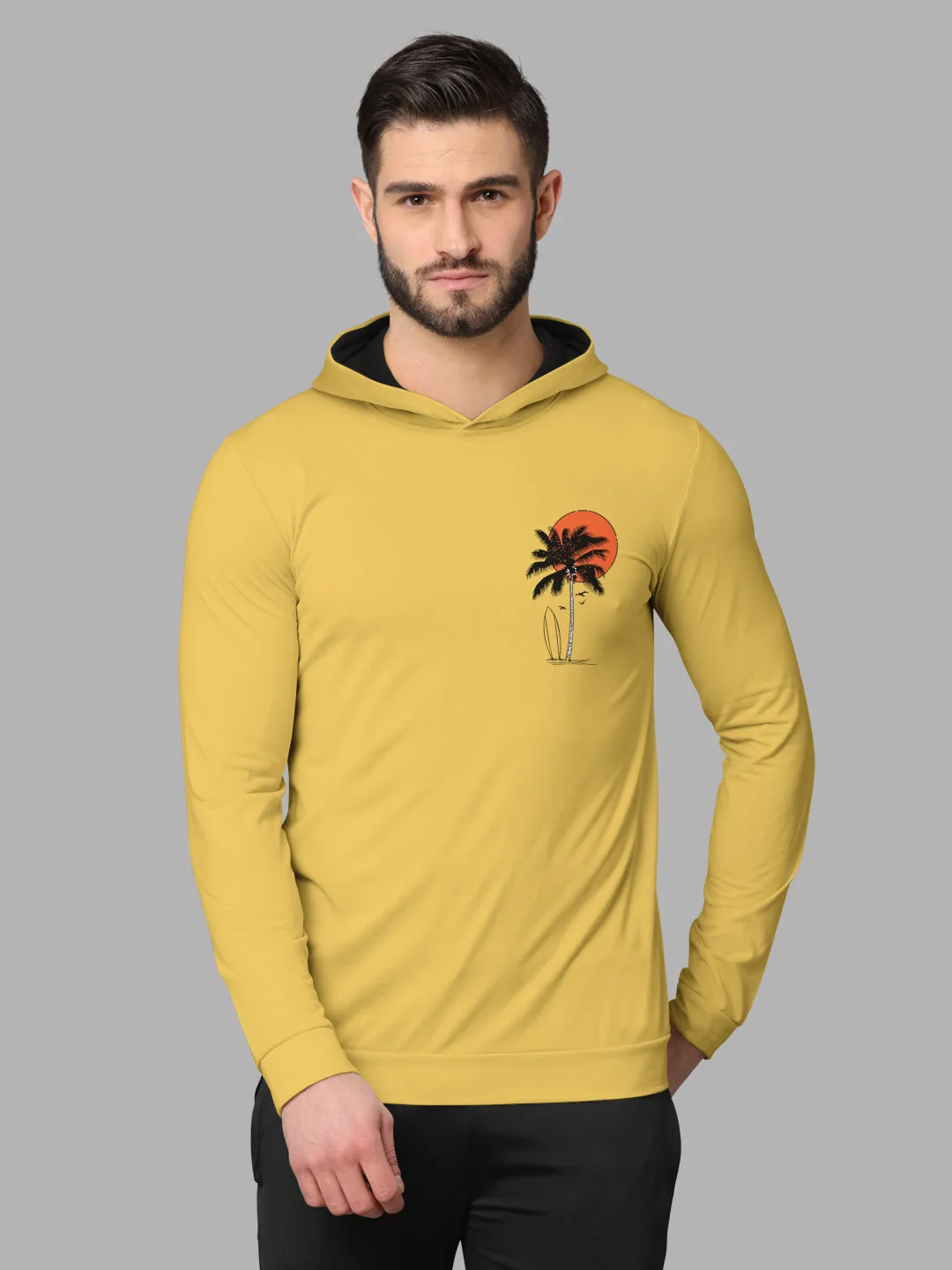 Bullmer Mens Loopknit Hooded T shirt by Hellcat