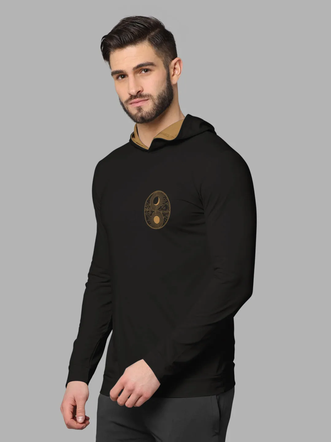 Bullmer Mens Loopknit Hooded T shirt by Hellcat