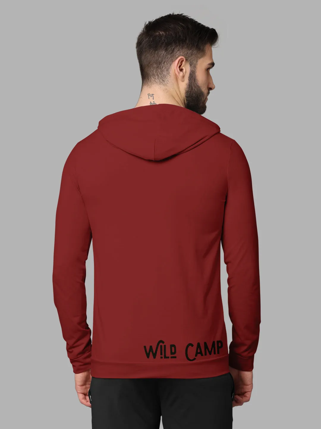 Bullmer Mens Loopknit Hooded T shirt by Hellcat