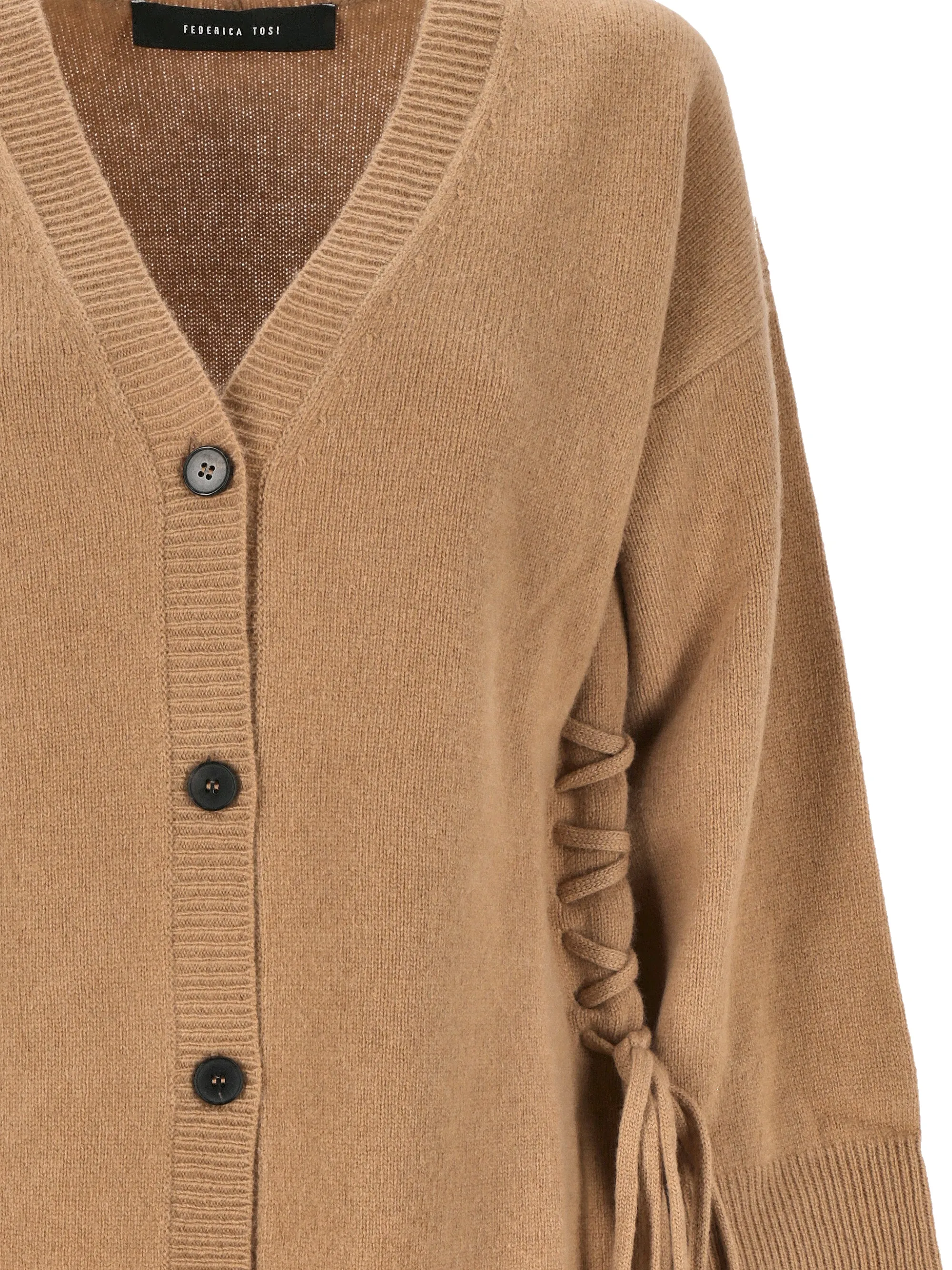 Camel Women's Cardigan Sweater