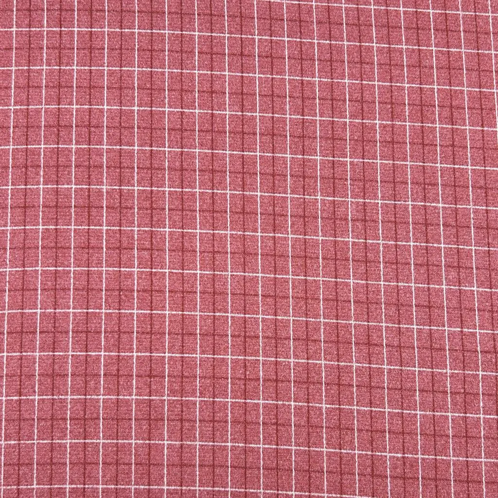 Checkered Soft Wool Touch Fabric