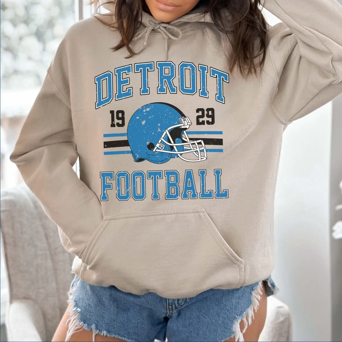 Detroit Football Graphic Hoodie