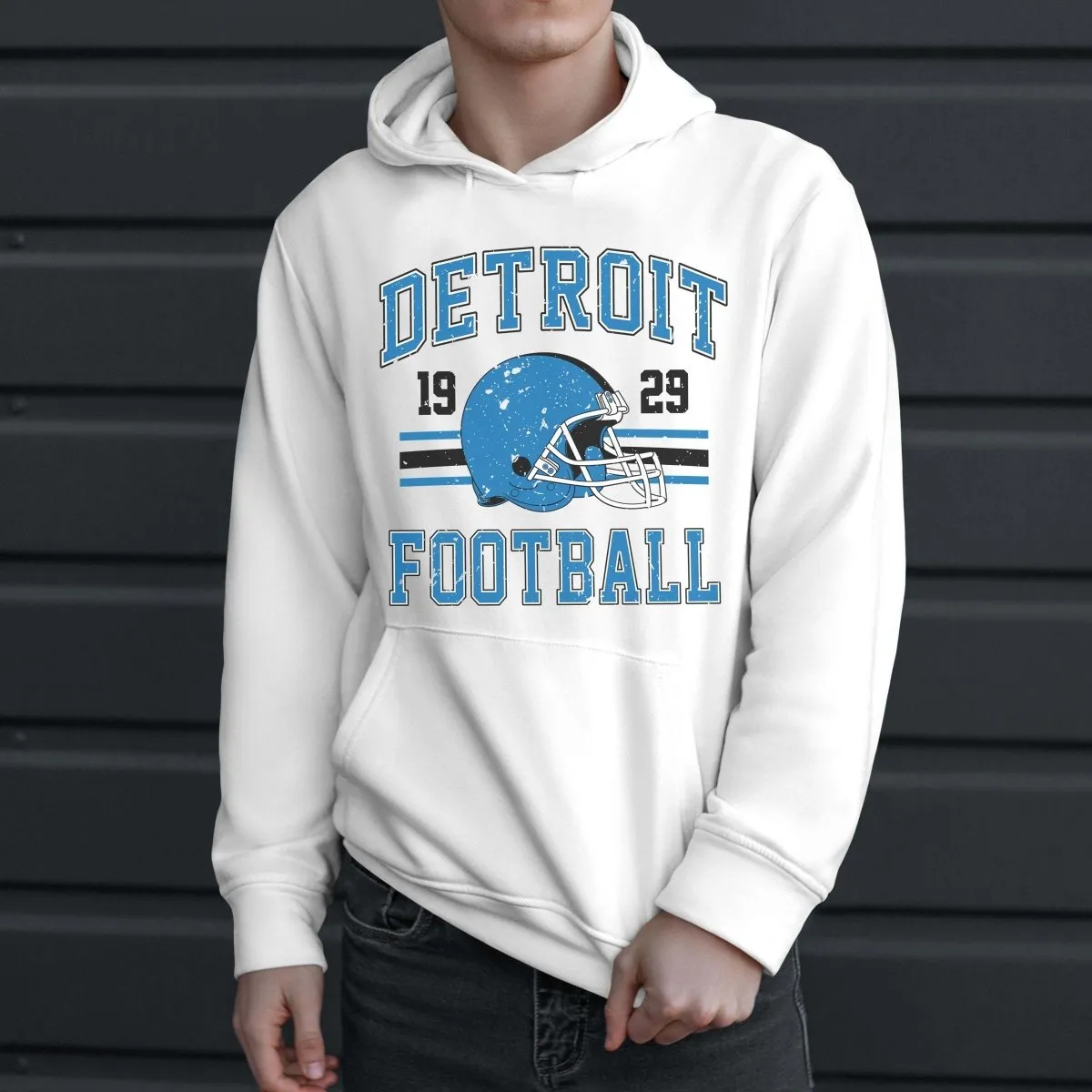 Detroit Football Graphic Hoodie