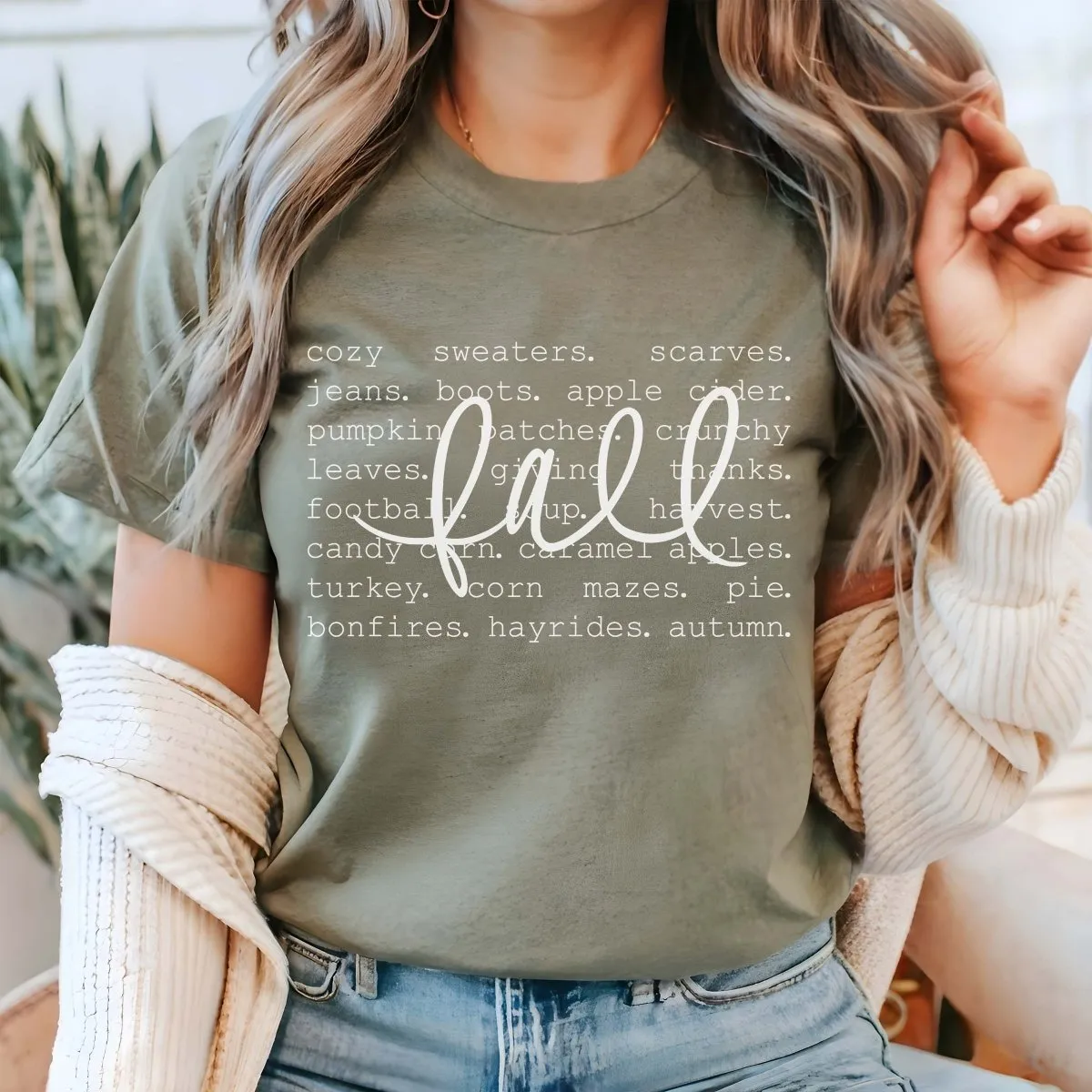 Fall Cozy Sweaters Wholesale Bella Graphic Tee - Quick Shipping