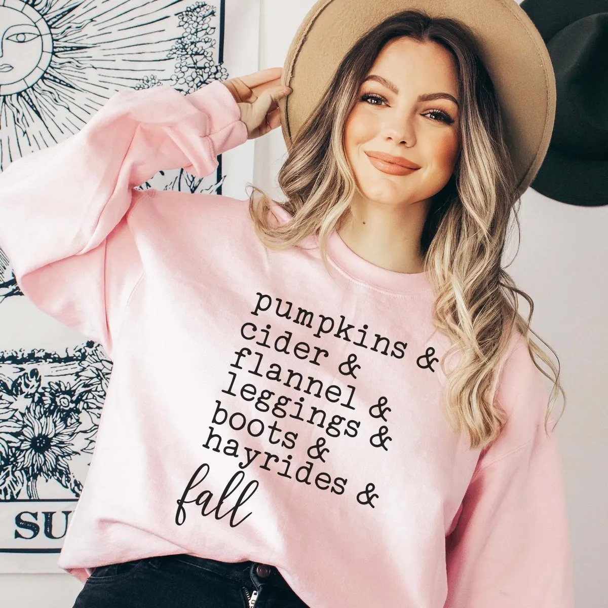 Fall List Wholesale Graphic Sweatshirt - Quick Shipping