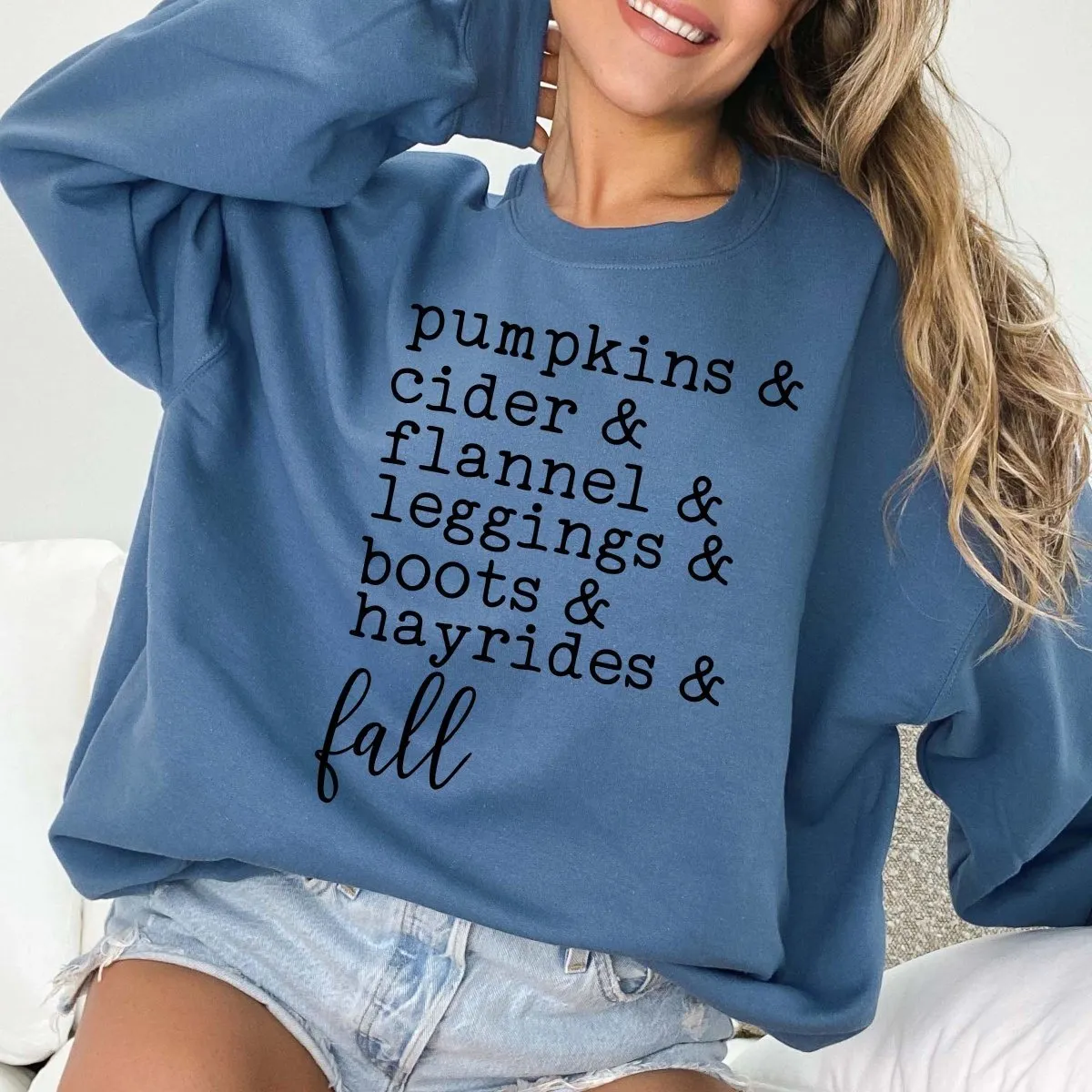 Fall List Wholesale Graphic Sweatshirt - Quick Shipping