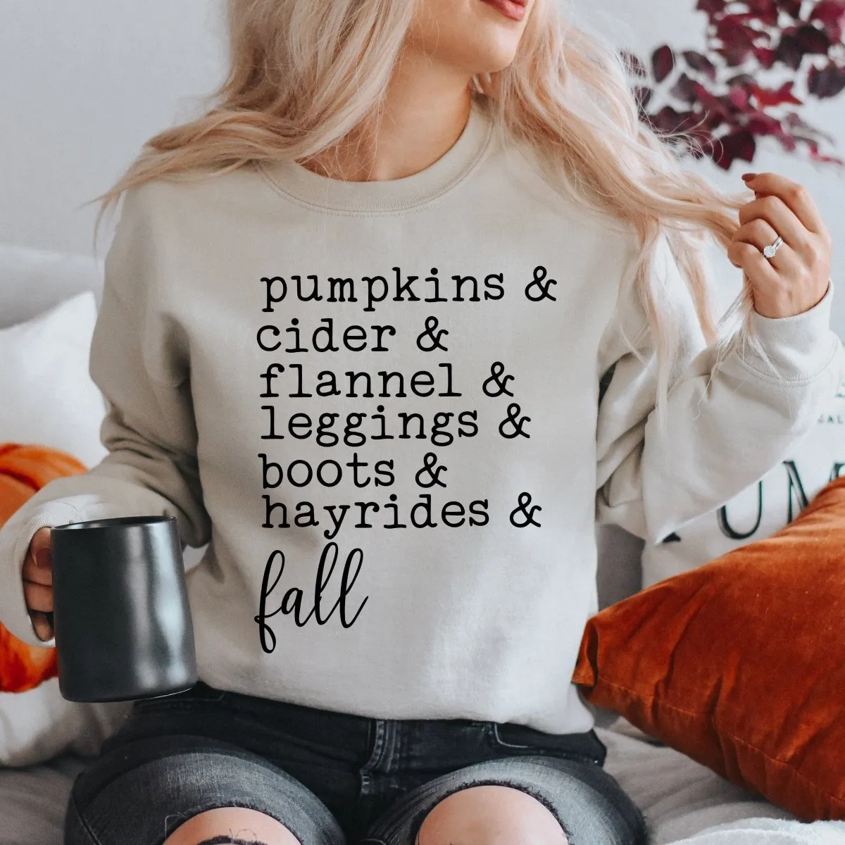 Fall List Wholesale Graphic Sweatshirt - Quick Shipping