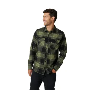 Fox Racing  Mens Army Traildust 2.0 Flannel Long Sleeve Button Down Shirt