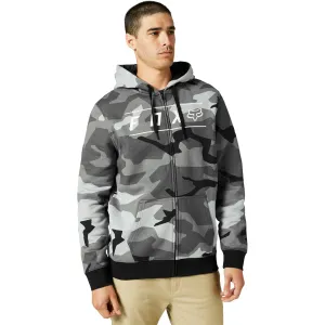 Fox Racing  Mens Black Camo Pinnacle Zip Up Fleece Hoodie Sweatshirt Cotton Warm