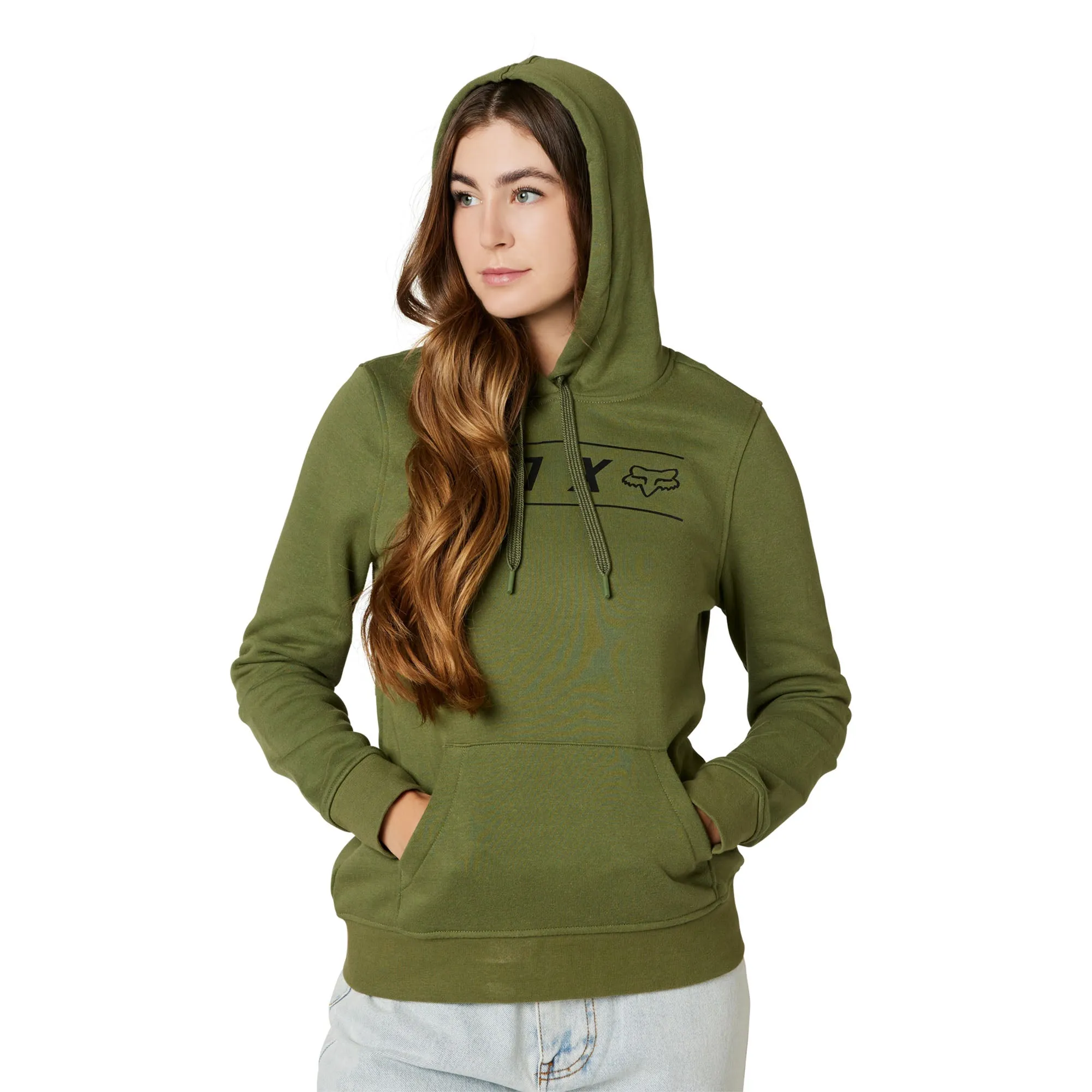 Fox Racing  Womens Army Pinnacle Pullover Fleece Hoodie Warm Comfy Sweatshirt