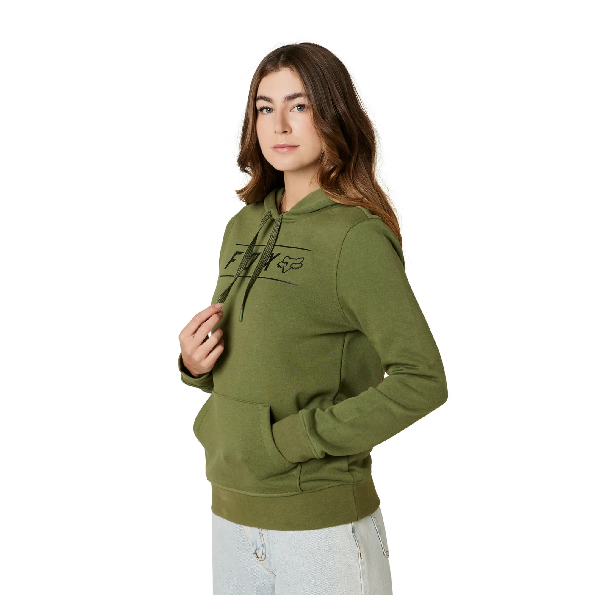 Fox Racing  Womens Army Pinnacle Pullover Fleece Hoodie Warm Comfy Sweatshirt