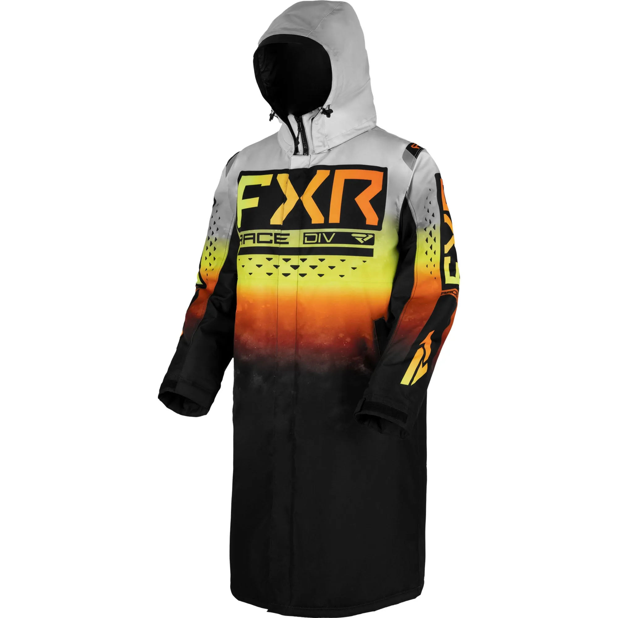 FXR  Mens Warm-Up Coat Snowmobile Jacket Winter Thermal Flex White Lightning