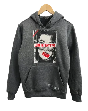 Gray Men's Graphic Hoodies Heavy Blend Pullover