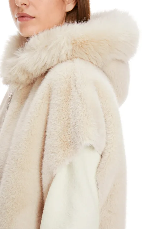 Hooded Faux Fur Vest