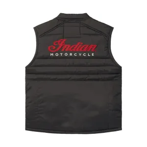 Indian Motorcycle  Mens Clayton Thermo Vest Warm Lightweight Breathable Black