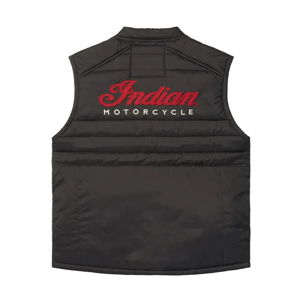 Indian Motorcycle  Mens Clayton Thermo Vest Warm Lightweight Breathable Black