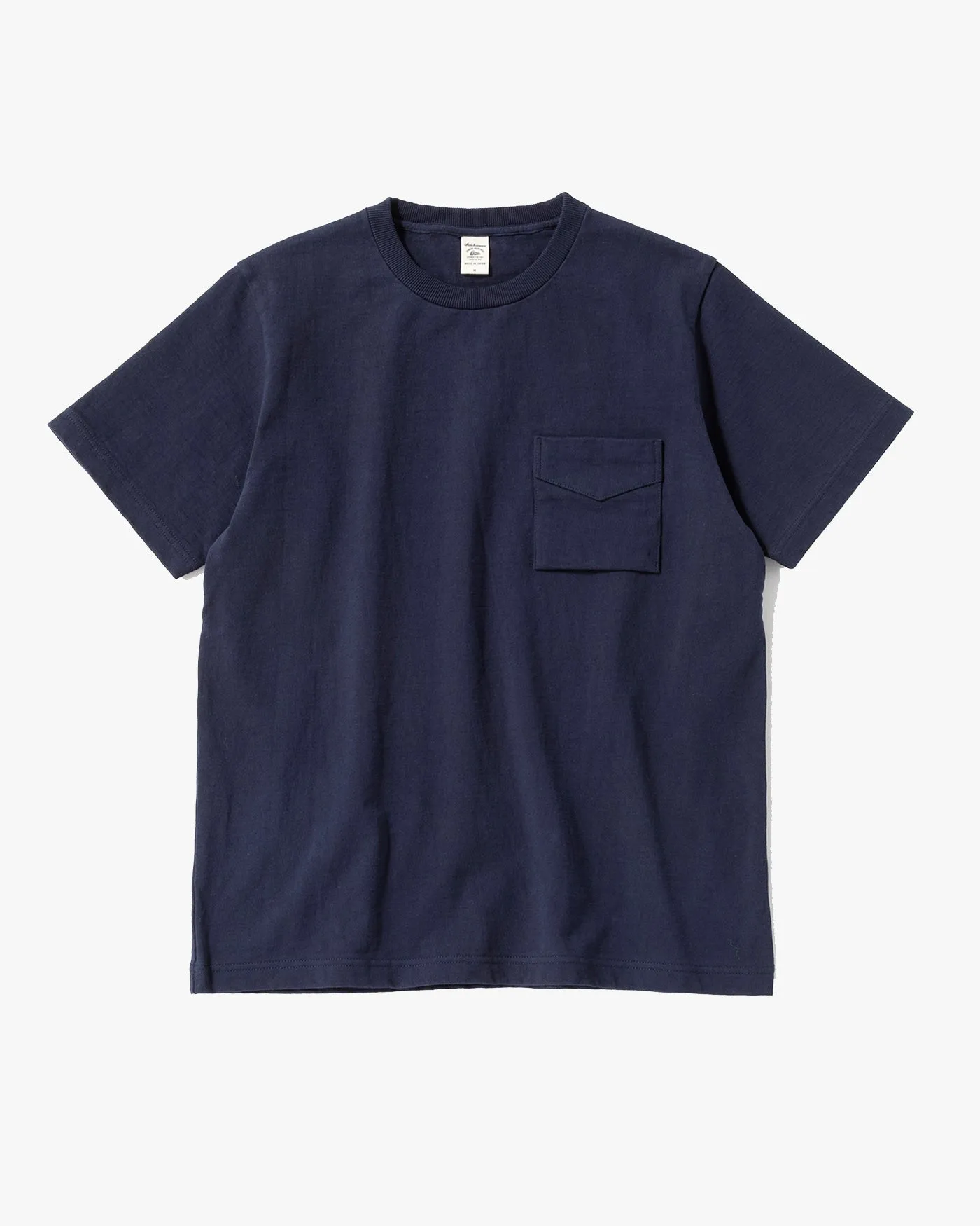 Jackman Dotsume Pocket Tee - Navy