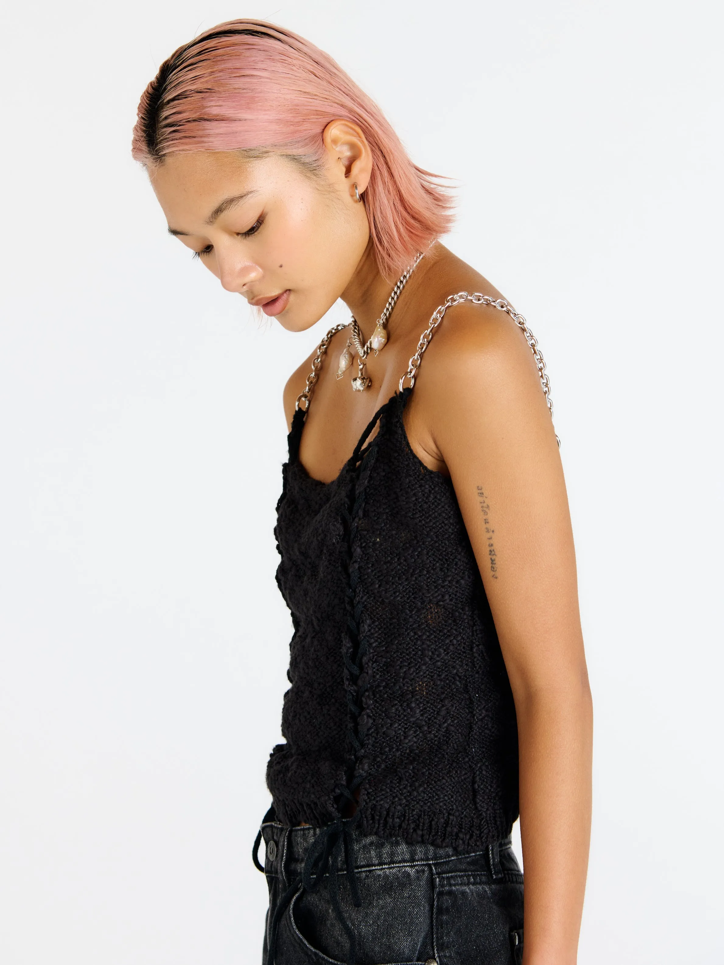 Jennifer Lace Knit Vest