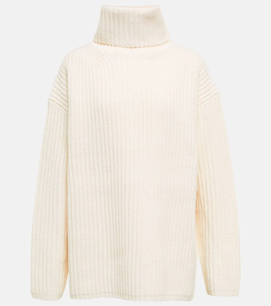 JOSEPH wool turtleneck sweater, white