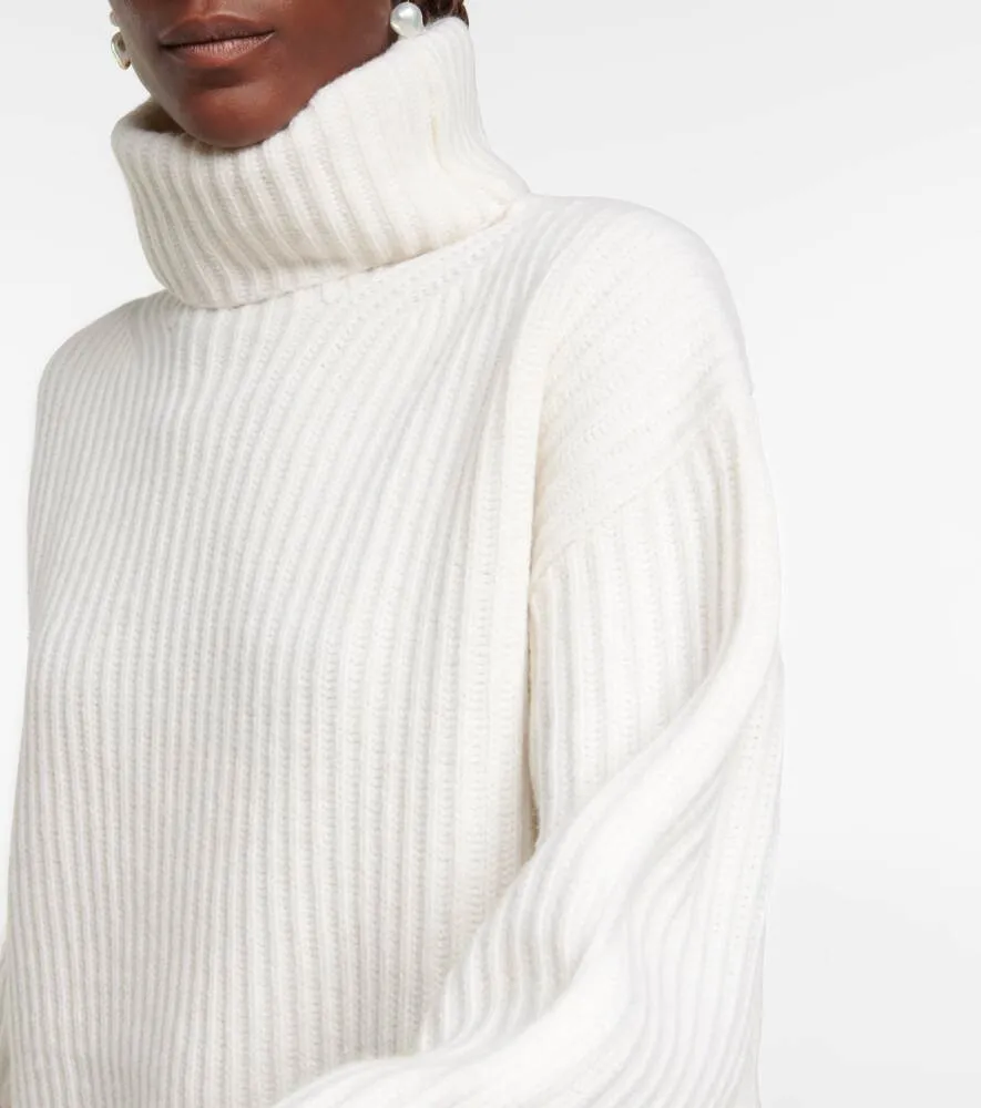 JOSEPH wool turtleneck sweater, white