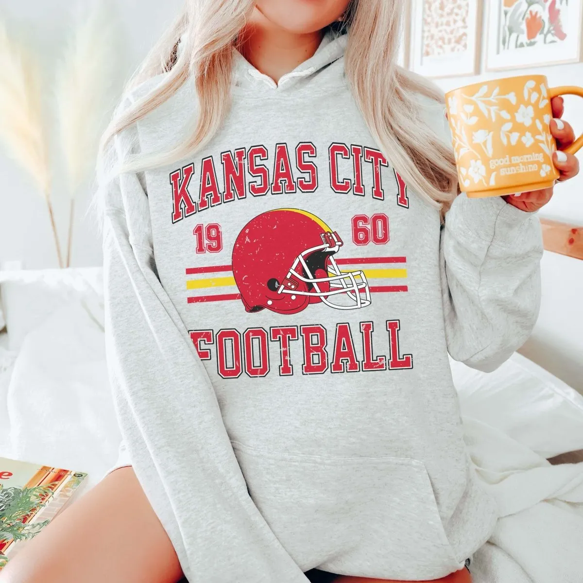 Kansas City Football Wholesale Graphic Hoodie - Popular