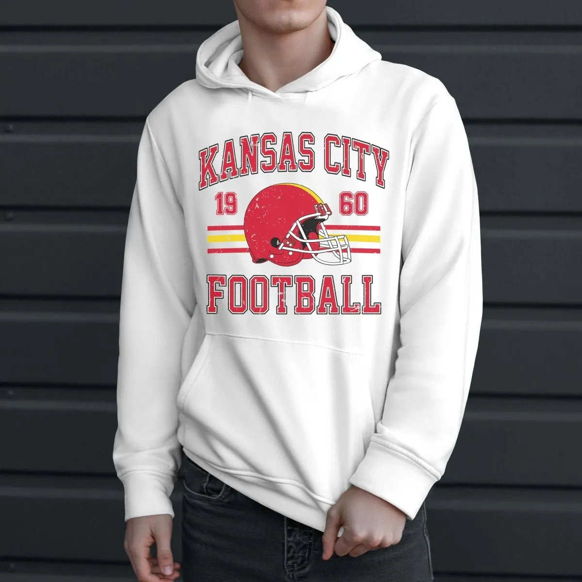 Kansas City Football Wholesale Graphic Hoodie - Popular