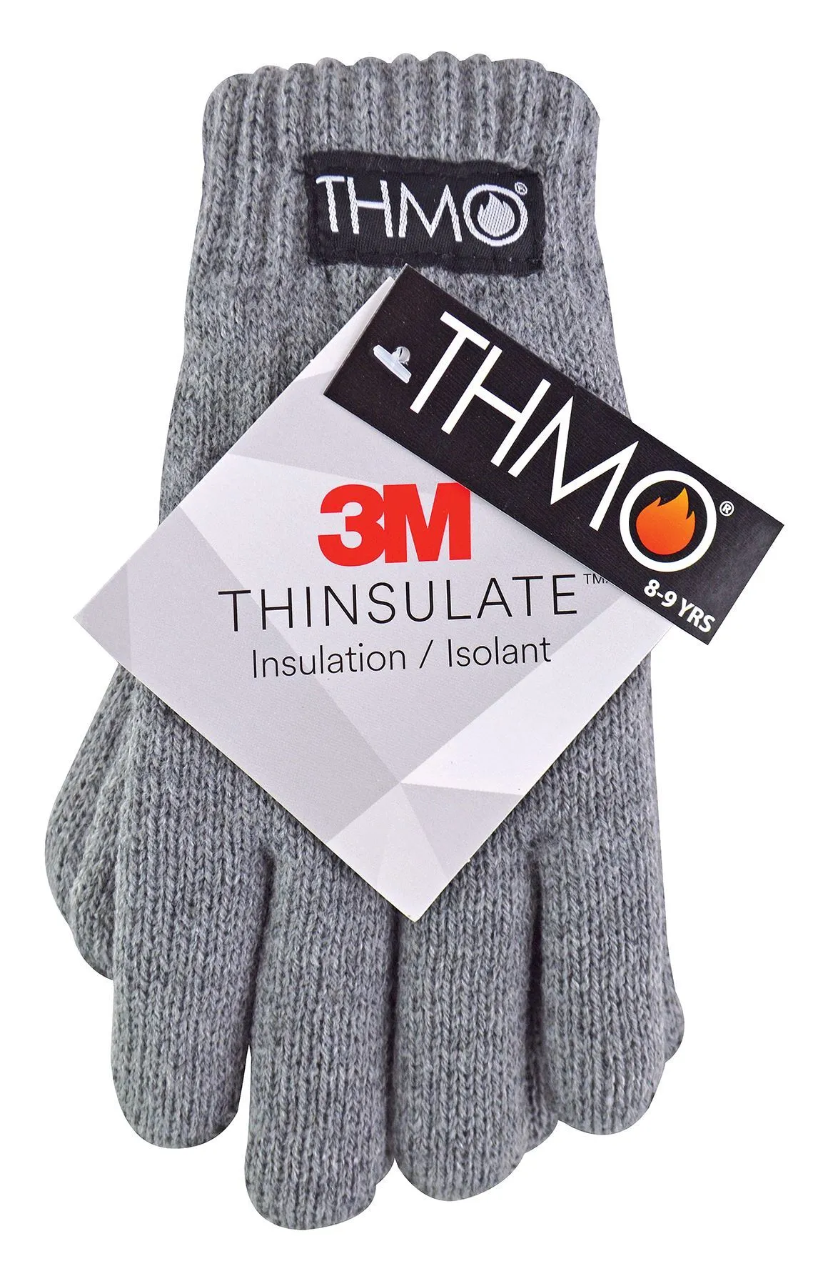 Kids THMO Thinsulate Gloves (10-11 Years / Grey)