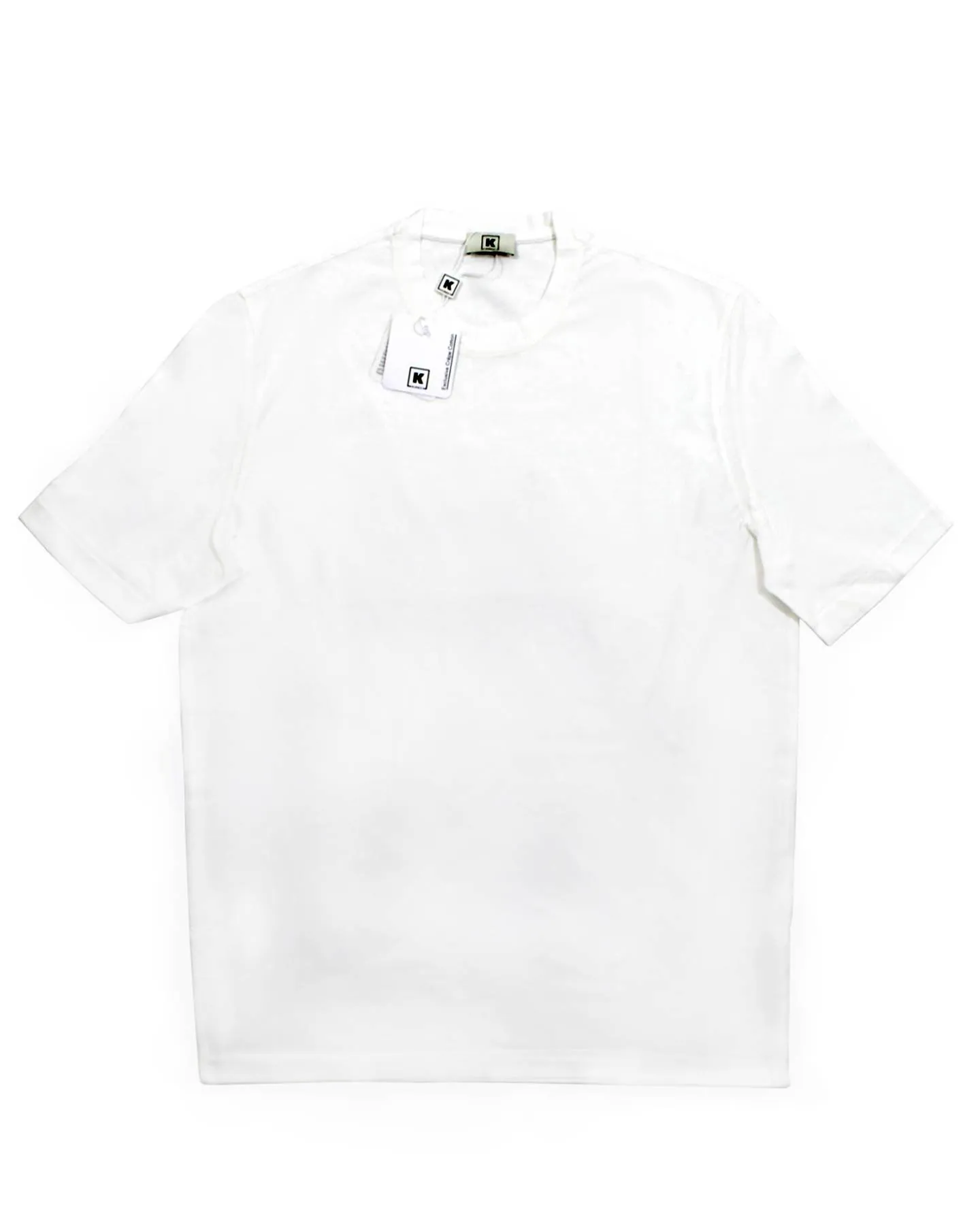 Kired Kiton Cotton T-Shirt White Crêpe EU 50/ M