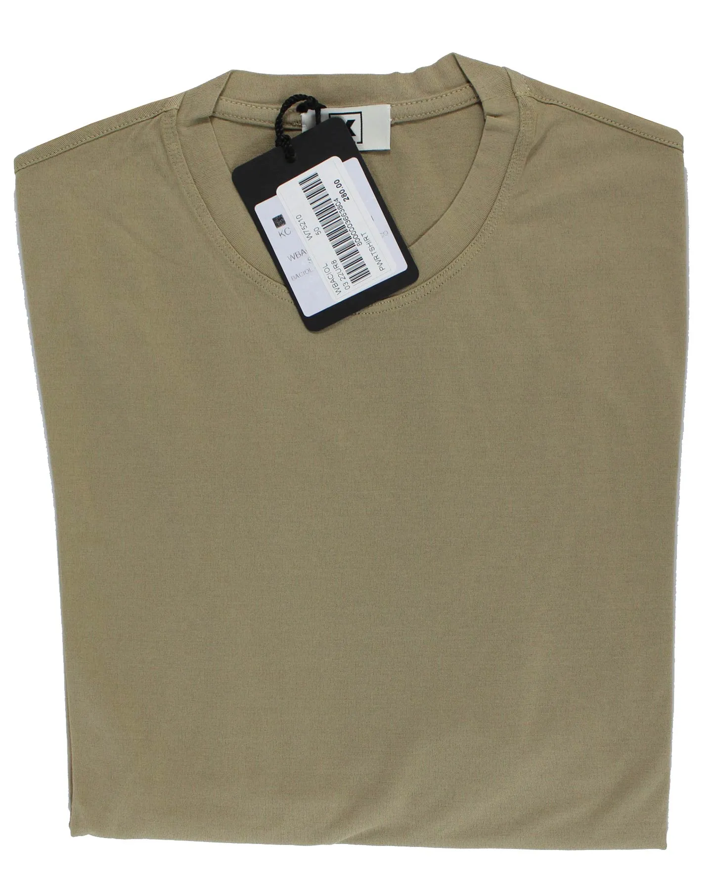 Kired Kiton Longsleeve T-Shirt Camel Crêpe Cotton